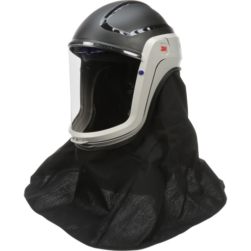 Assemblage de casque Versaflo avec visi&egrave;re de premi&egrave;re qualit&eacute; et enveloppe r&eacute;sistante aux flammes, Universel, Casque rigide, Bavette Simple Canadian Safety Group Inc.