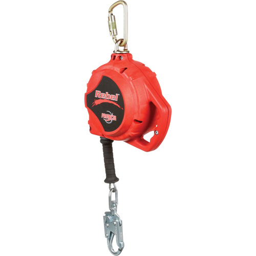 Rebel Self Retracting Lifeline, 33', Galvanized Steel, Swivel Canadian Safety Group Inc.