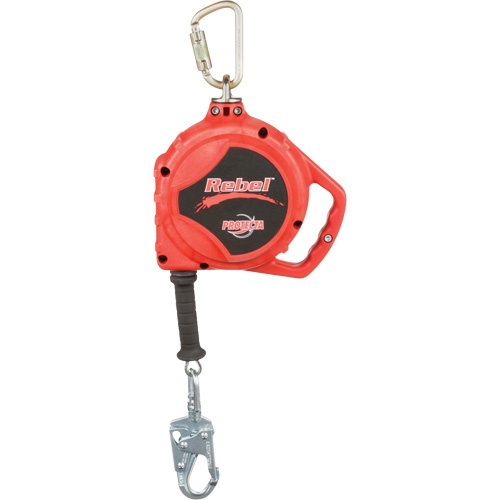 Rebel Self Retracting Lifeline, 33', Galvanized Steel, Swivel Canadian Safety Group Inc.