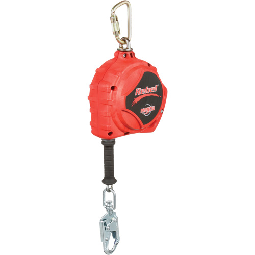 Rebel Self Retracting Lifeline, 33', Galvanized Steel, Swivel Canadian Safety Group Inc.