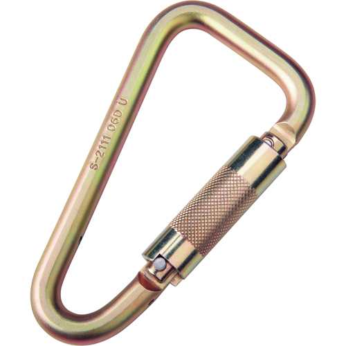 Mousquetons Saf-Lok, Acier, Capacit&eacute; 3600 lb Canadian Safety Group Inc.