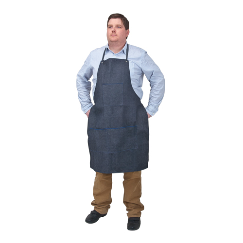 Tablier, Coton, 38" lo x 28" la, Bleu Canadian Safety Group Inc.