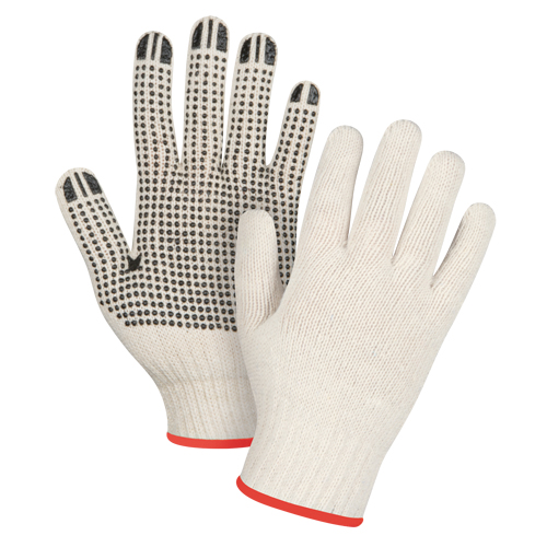 Gants tricot&eacute;s de poids lourd, Poly/coton, Un c&ocirc;t&eacute;, Calibre 7, Petit Canadian Safety Group Inc.