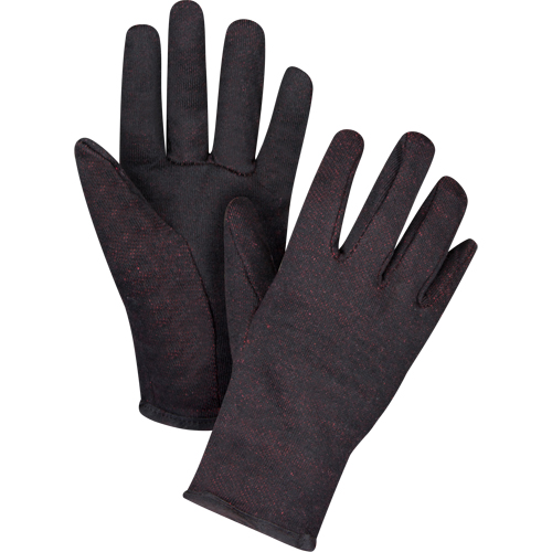 Jersey Gloves, Large, Brown, Red Fleece, Slip-On Canadian Safety Group Inc.