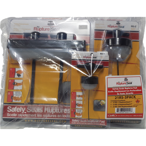 Paquet de 3 joints RuptureSeal Canadian Safety Group Inc.