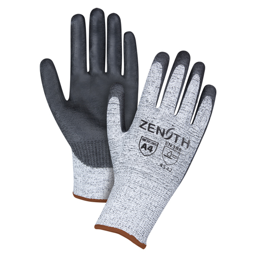 Gants &eacute;lastiques sans coutures r&eacute;sistants &agrave; la coupe, 9/Grand, Calibre 13, Rev&ecirc;tement Polyur&eacute;thane, ANSI/ISEA 105 niveau 4/EN 388 niveau 5 Canadian Safety Group Inc.