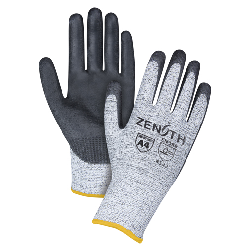 Gants &eacute;lastiques sans coutures r&eacute;sistants &agrave; la coupe, Taille 2T-Grand/11, Calibre 13, Rev&ecirc;tement Polyur&eacute;thane, Enveloppe en PEHP, ANSI/ISEA 105 niveau 4/EN 388 niveau 5 Canadian Safety Group Inc.