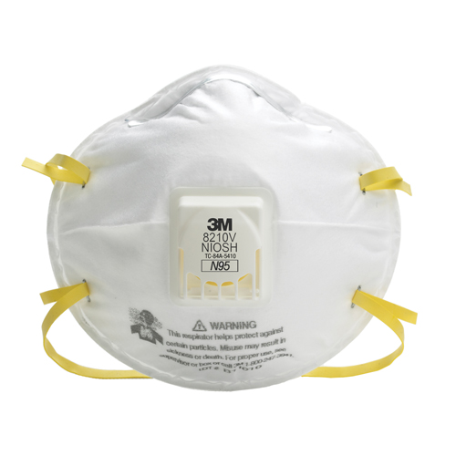 Respirateurs contre les particules 8210V, N95, Certifi&eacute; NIOSH Canadian Safety Group Inc.
