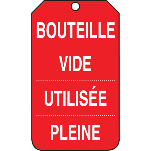 Inspection Tags, Cardstock, 3-3/8" W x 5-7/8" H, French Canadian Safety Group Inc.