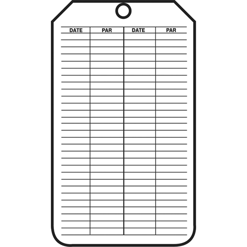 Inspection Tags, Cardstock, 3-1/8" W x 5-7/8" H, French Canadian Safety Group Inc.