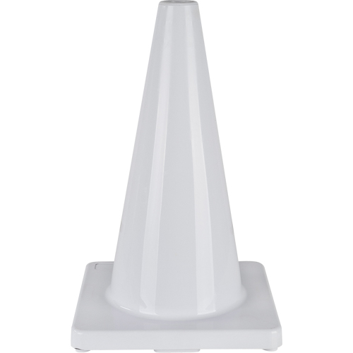Coloured Traffic Cone, 18", White Canadian Safety Group Inc.