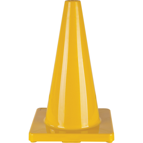 C&ocirc;ne de couleur pour la signalisation, 18", Jaune Canadian Safety Group Inc.