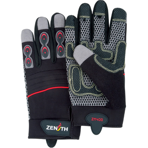ZM400 Premium Mechanic's Gloves, Synthetic Palm, Size Medium Canadian Safety Group Inc.