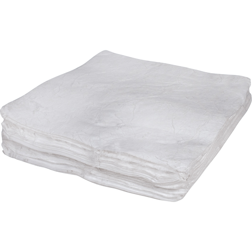 Feuilles absorbantes souffl&eacute;es de premi&egrave;re qualit&eacute;, Huile seulement, 30" x 30", 50 gal. d'absorption Canadian Safety Group Inc.