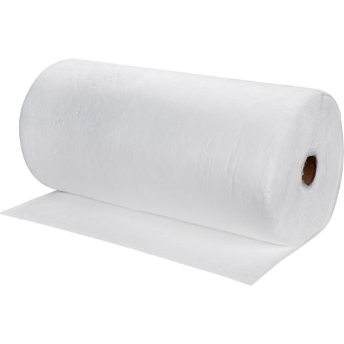 Rouleaux absorbants souffl&eacute;es de premi&egrave;re qualit&eacute;, Poids moyen, 150' lo x 30" la, Absorption 40 gal. Canadian Safety Group Inc.
