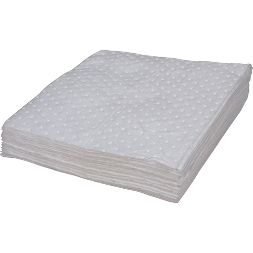 Premium Bonded Sorbent Pads, Oil Only, 15" x 17", 8 gal. Absorbancy Canadian Safety Group Inc.
