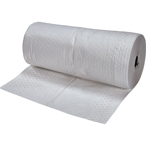 Feuilles absorbantes en fibres fines de premi&egrave;re qualit&eacute;, Poids moyen, 150' lo x 30" la, Absorption 40 gal. Canadian Safety Group Inc.