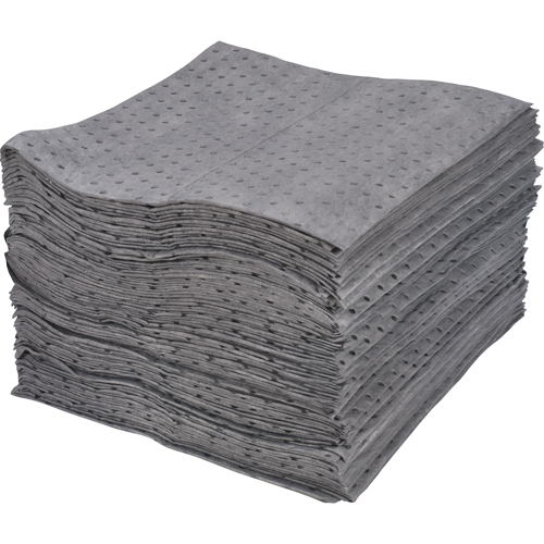 Premium Laminated (SMS) Sorbent Pads, Universal, 15" x 17", 25 gal. Absorbancy Canadian Safety Group Inc.