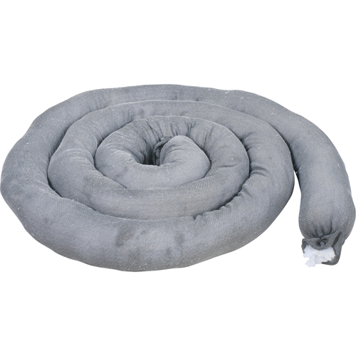 Remblais tubulaires absorbants, Universel, Absorption 40 gal., 3" la x 10' lo, Pqt de 10 Canadian Safety Group Inc.