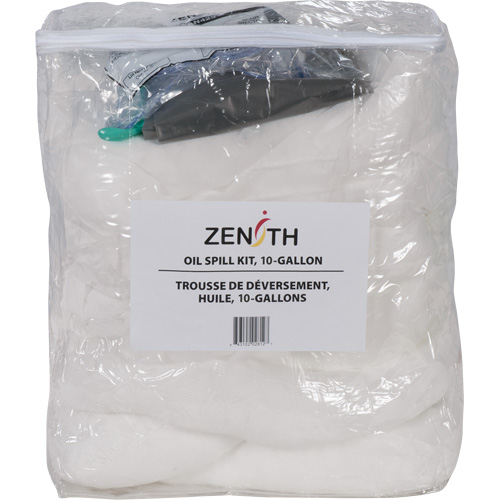 Trousse de lutte contre les d&eacute;versements de premi&egrave;re qualit&eacute; pour camion, Huile seulement, Sac, Absorbance de 10 gal. US Canadian Safety Group Inc.