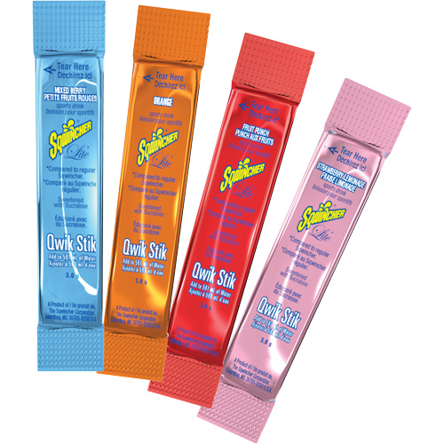Sqwincher&reg; ZERO&reg; Qwik Stik Rehydration Drink, Powder, Orange Canadian Safety Group Inc.