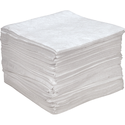 Premium Anti Static Sorbent Pads, Oil Only, 15" x 18", 25 gal. Absorbancy Canadian Safety Group Inc.