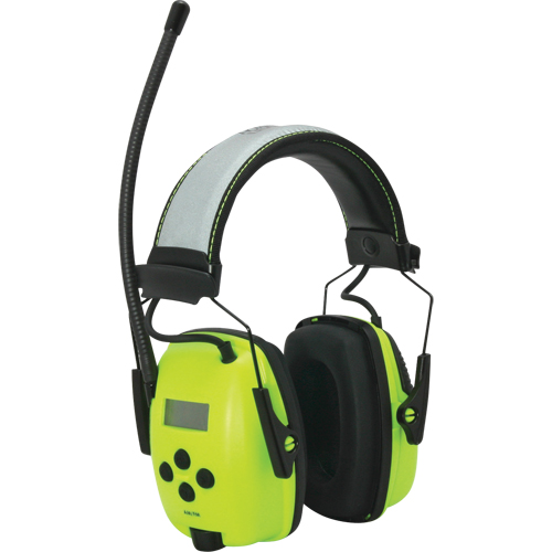 Howard Leight Sync Radio Hi-Visibility Earmuffs, Headband Style, 25 dB Canadian Safety Group Inc.