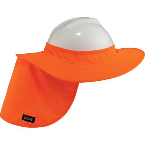 Rebords pour casques de s&eacute;curit&eacute; 6660 Chill-Its, Orange haute visibilit&eacute; Canadian Safety Group Inc.