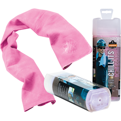 Chill-Its&reg; 6602 Cooling Towels, Pink Canadian Safety Group Inc.