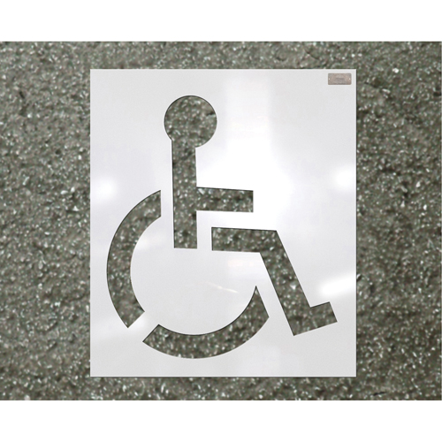Parking Lot Stencils, Pictogram, 39" Canadian Safety Group Inc.
