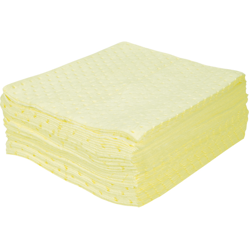 Premium Bonded Sorbent Pads, Hazmat, 15" x 17", 15 gal. Absorbancy Canadian Safety Group Inc.