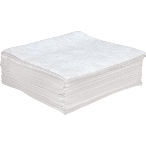 Feuilles absorbantes antistatiques de premi&egrave;re qualit&eacute;, Huile seulement, 30" x 30", 55 gal. d'absorption Canadian Safety Group Inc.