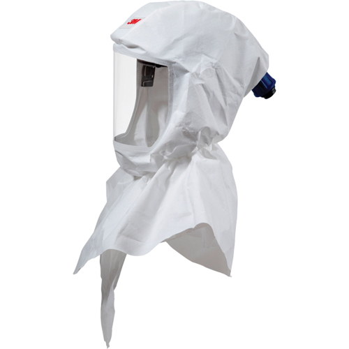 Cagoule de peintre Versaflo compl&egrave;te avec coiffe de premi&egrave;re qualit&eacute;, Universel, Coiffe souple, Bavette Double Canadian Safety Group Inc.