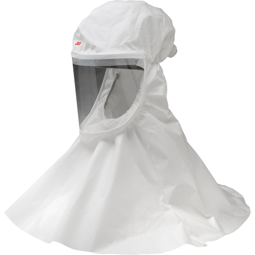 Cagoule &eacute;conomique Versaflo, Moyen/Petit, Coiffe souple, Bavette Simple Canadian Safety Group Inc.