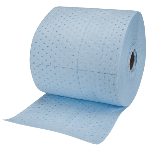 Premium Blue Bonded Sorbent Pads, Heavyweight, 150' L x 15" W, 25 gal. Absorbancy Canadian Safety Group Inc.