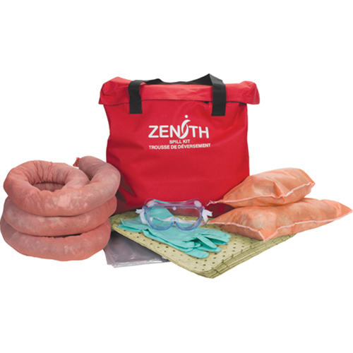 Trousse de lutte contre les d&eacute;versements de premi&egrave;re qualit&eacute; pour camion, Mati&egrave;res dangereuses, Sac, Absorbance de 10 gal. US Canadian Safety Group Inc.