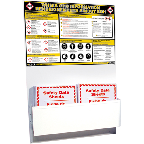 Postes d'information SGH, Anglais & français, Compris reliures Canadian Safety Group Inc.