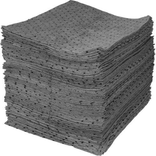 Premium Bonded Sorbent Pads, Universal, 15" x 17", 30 gal. Absorbancy Canadian Safety Group Inc.
