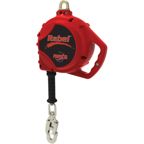 Rebel Self-Retracting Lifeline, 20', Galvanized Steel, Swivel Canadian Safety Group Inc.