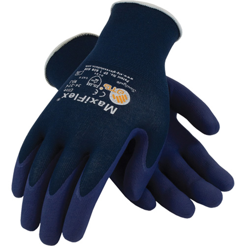 ATG MaxiFlex&reg; Elite 34-274 Gloves, 6/X-Small, Foam Nitrile Coating, 18 Gauge, Nylon Shell Canadian Safety Group Inc.
