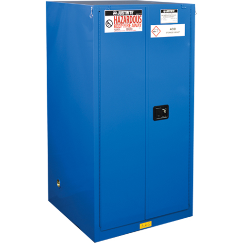 Armoires doubl&eacute;es pour rangement de mati&egrave;res dangereuses Chem-Cor, 60 gal., 34" x 65" x 34" Canadian Safety Group Inc.