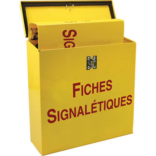 Boîte pour documents de s&eacute;curit&eacute; pour le chantier, Français, Compris reliures Canadian Safety Group Inc.