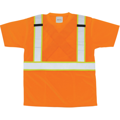 T-shirt conforme &agrave; la CSA, Polyester, Moyen, Orange Canadian Safety Group Inc.