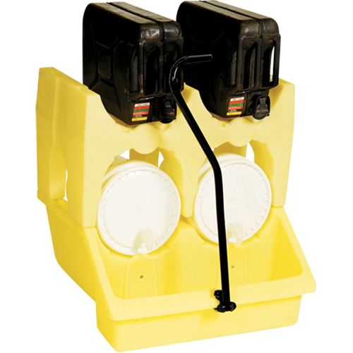 Unit&eacute; mobile Mini-Racker, 31" lo x 29" la x 15,2" ha, 10 gal. US Capacit&eacute; Canadian Safety Group Inc.