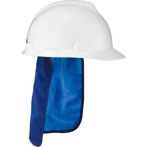 Tampon et voile pour le cou refroidissants pour casque de s&eacute;curit&eacute; Chill-Its 6717CT, Bleu Canadian Safety Group Inc.