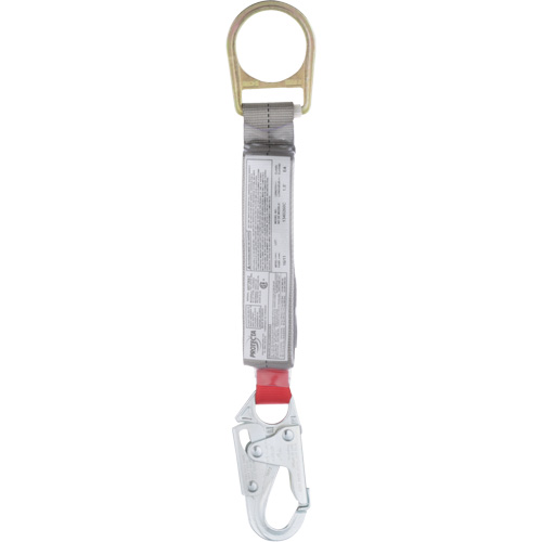 PRO Rope Shock-Absorber, 1.5', Snap Hook/Carabiner Center, Snap Hook Leg Ends, Nylon Canadian Safety Group Inc.