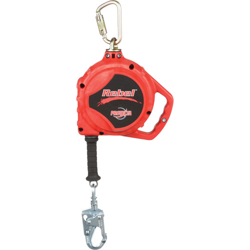 Rebel Self Retracting Lifeline, 33', Stainless Steel, Swivel Canadian Safety Group Inc.