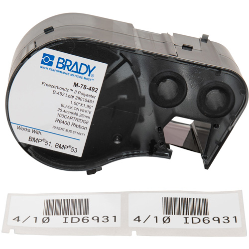 Low Temperature Label Maker Cartridge, Black Canadian Safety Group Inc.