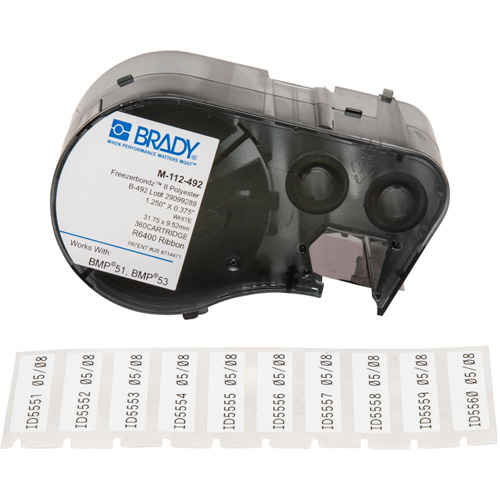 Low Temperature Label Maker Cartridge, Black Canadian Safety Group Inc.