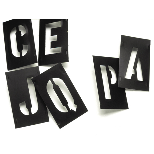 Pochoirs assemblables en plastique, Pictogramme, 2" Canadian Safety Group Inc.